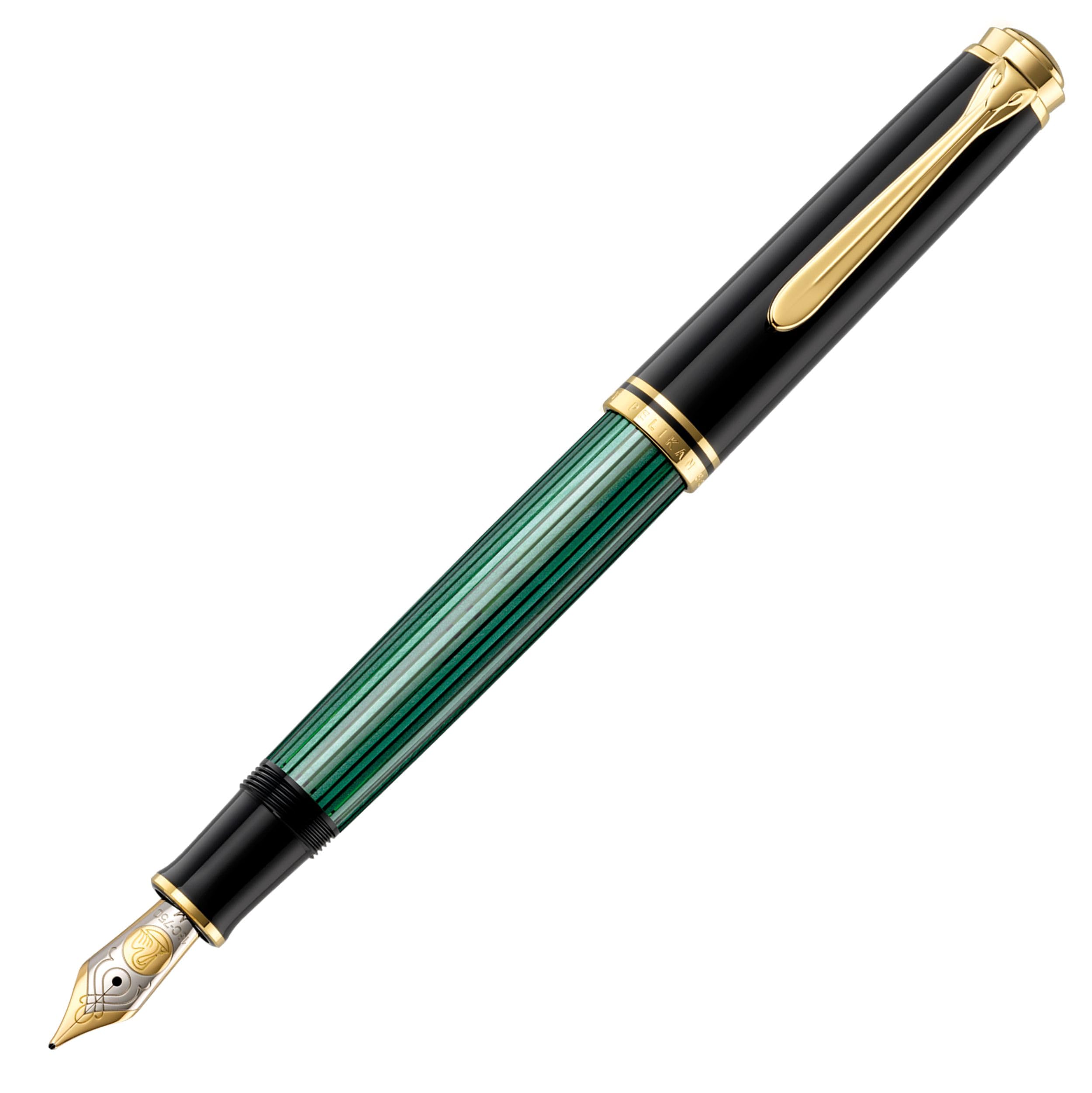 d*2様 Pelikan Souveran M800　万年筆旧型 18C-750 PELIKAN Souveran M800 Fountain Pen- Extra Fine, Black/Green